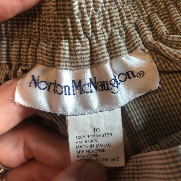 Vintage high waist gingham shorts - Picture 7 of 8